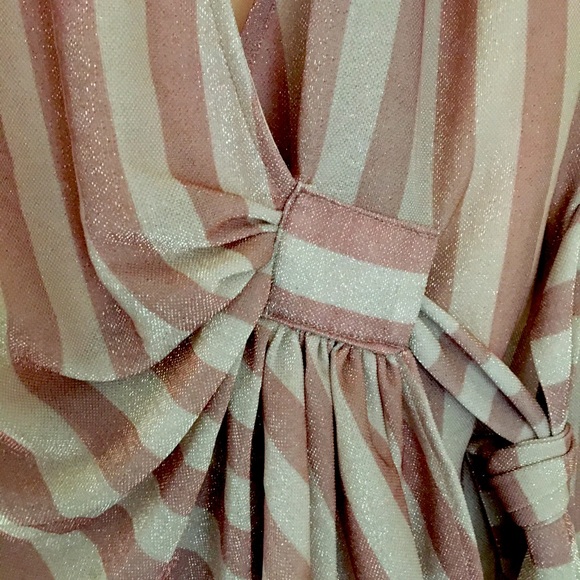 Eva Franco for Anthro sweetwater metallic pink blouse - Picture 4 of 7